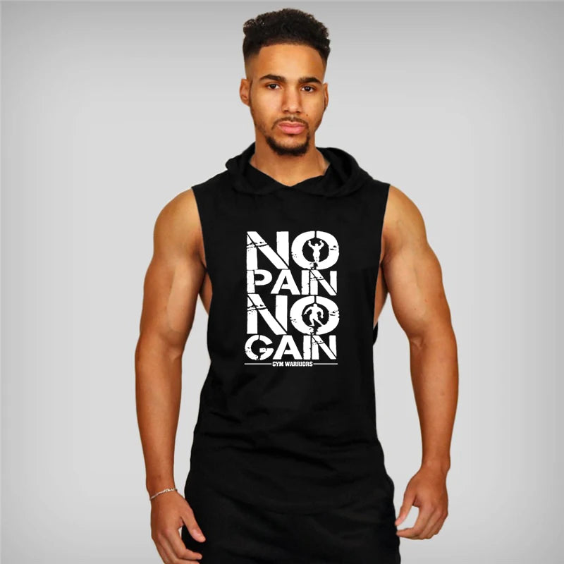 Mens Sleeveless Bodybuilding Tank Top
