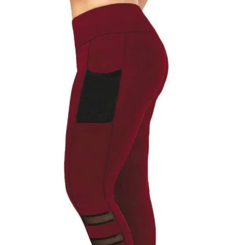 Women's Plus Size Athletic Leggings with Pockets