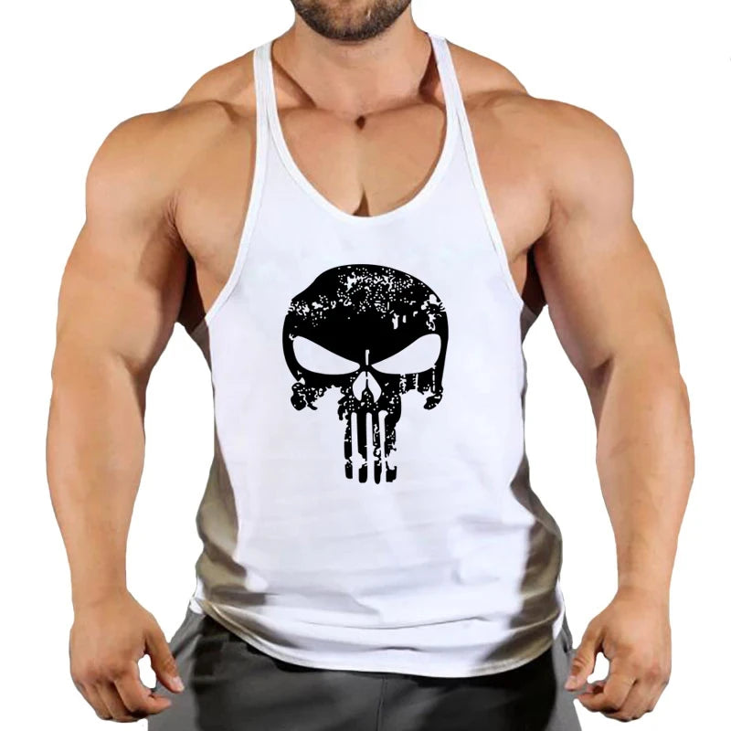 Men's Skull Muscle Tank