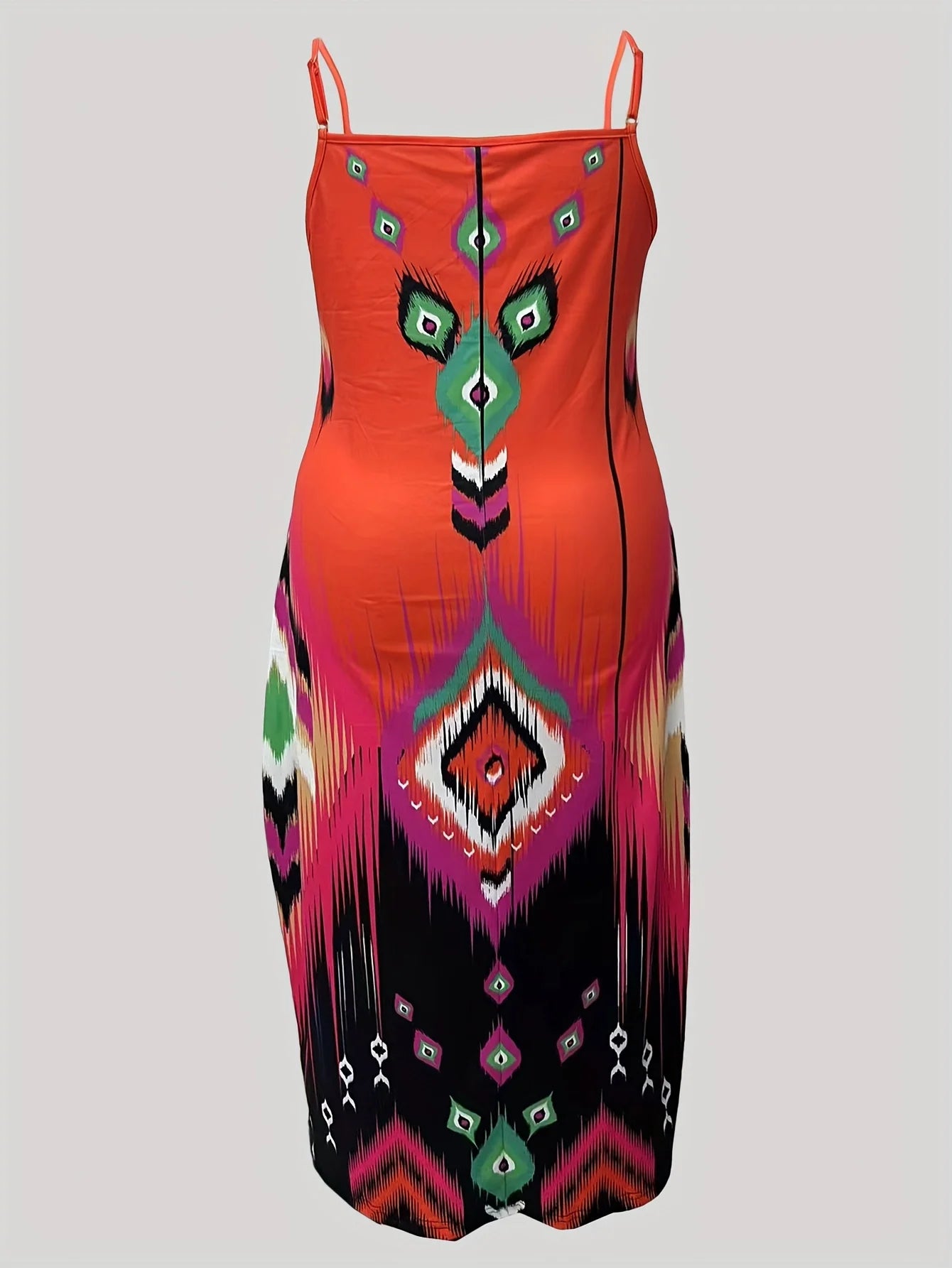 Women's Plus Size Aztec Dress