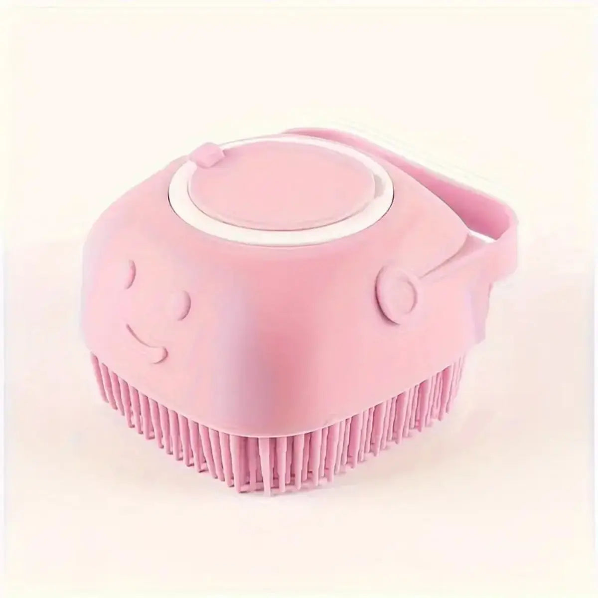 1pc Soft Silicone Pet Bath Soap Dispenser Brush