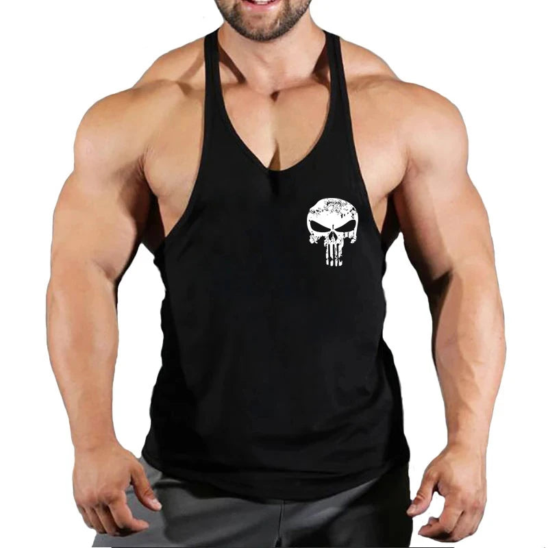 Men's Skull Muscle Tank