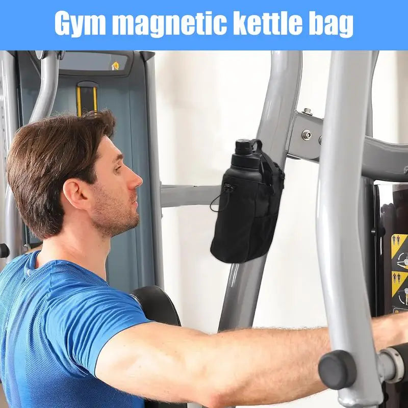 Magnetic Gym Water Bottle Bag