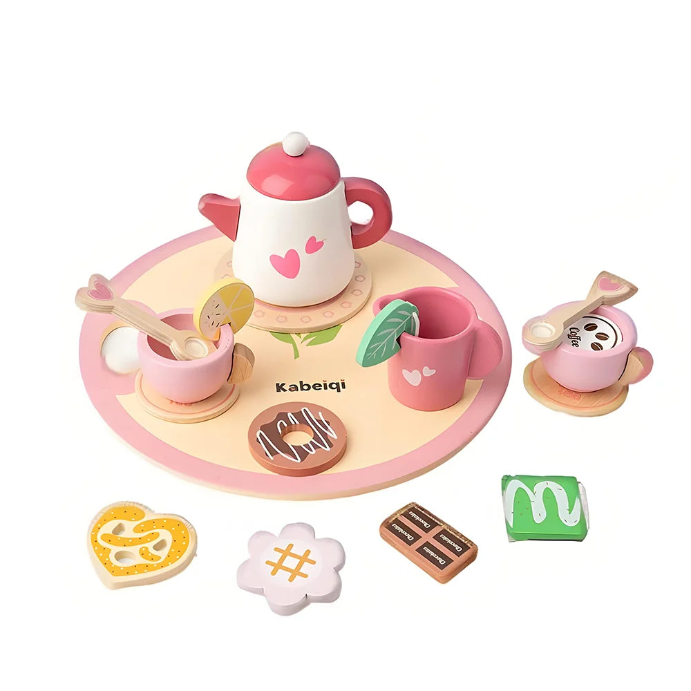 Kids Wooden Tea Party Set