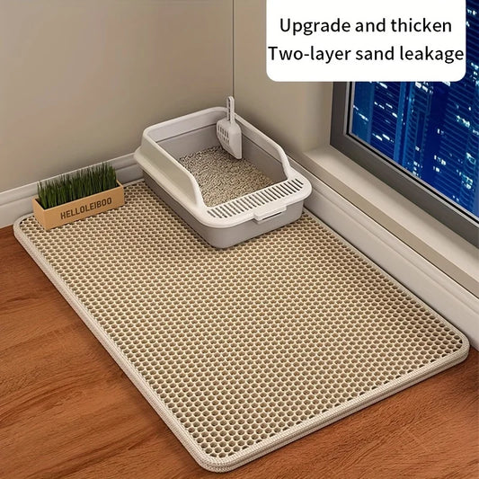 1Pc Large Size Cat Litter Mat