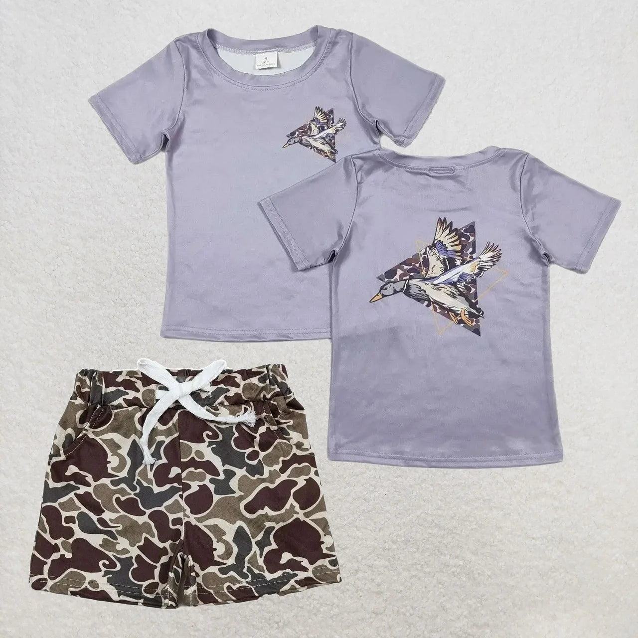 Wholesale Toddler Baby Boy Outfit Children Short Sleeves Black Shirt T-shirt Pockets Shorts Bottom Infant Set Baseball Clothes