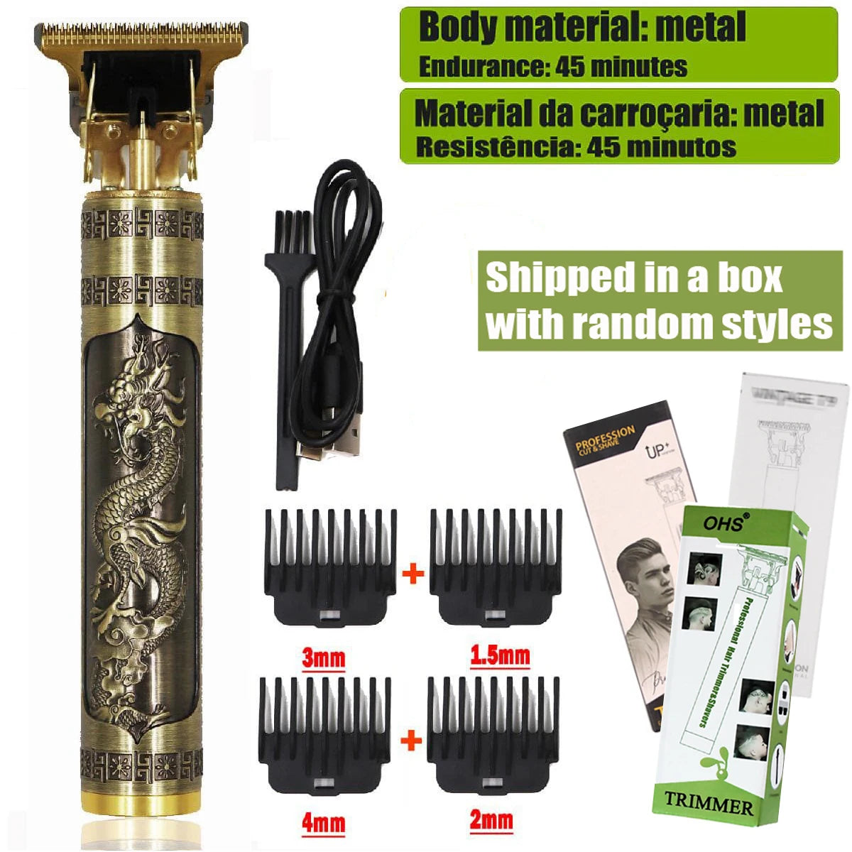 Cordless Rechargeable Hair and Beard Trimmer