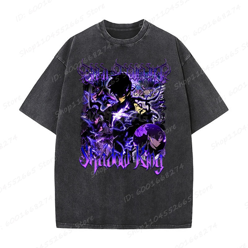 Unisex Oversized Anime Sung Jinwoo Solo Leveling T-shirts
