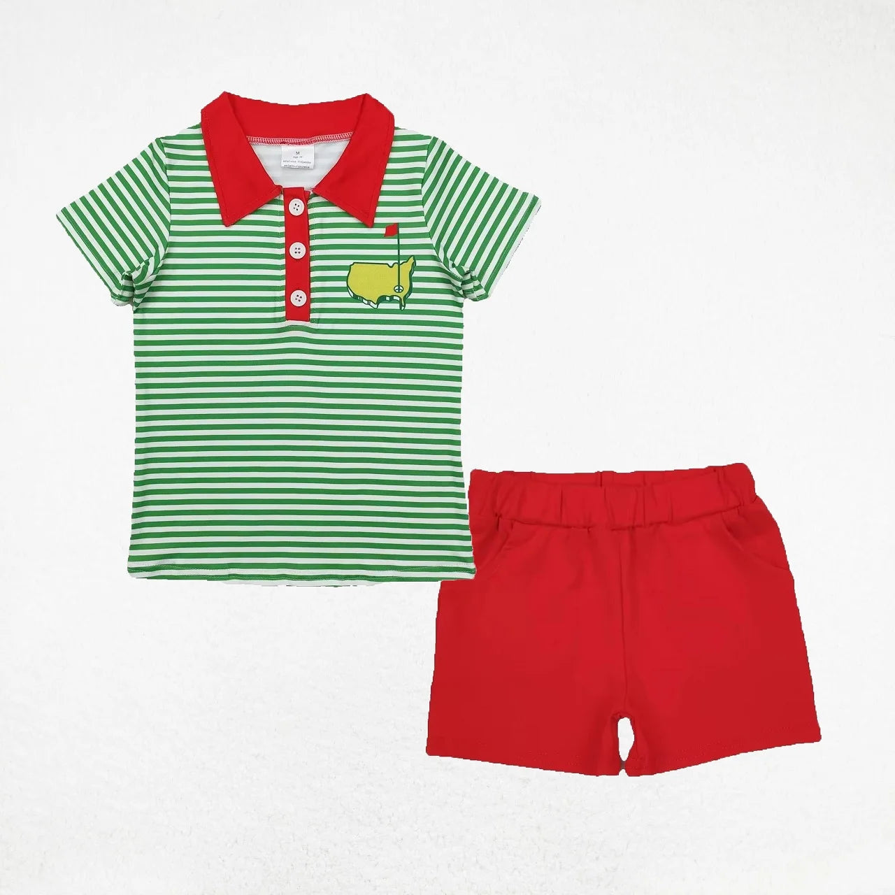 Wholesale Toddler Baby Boy Outfit Children Short Sleeves Black Shirt T-shirt Pockets Shorts Bottom Infant Set Baseball Clothes