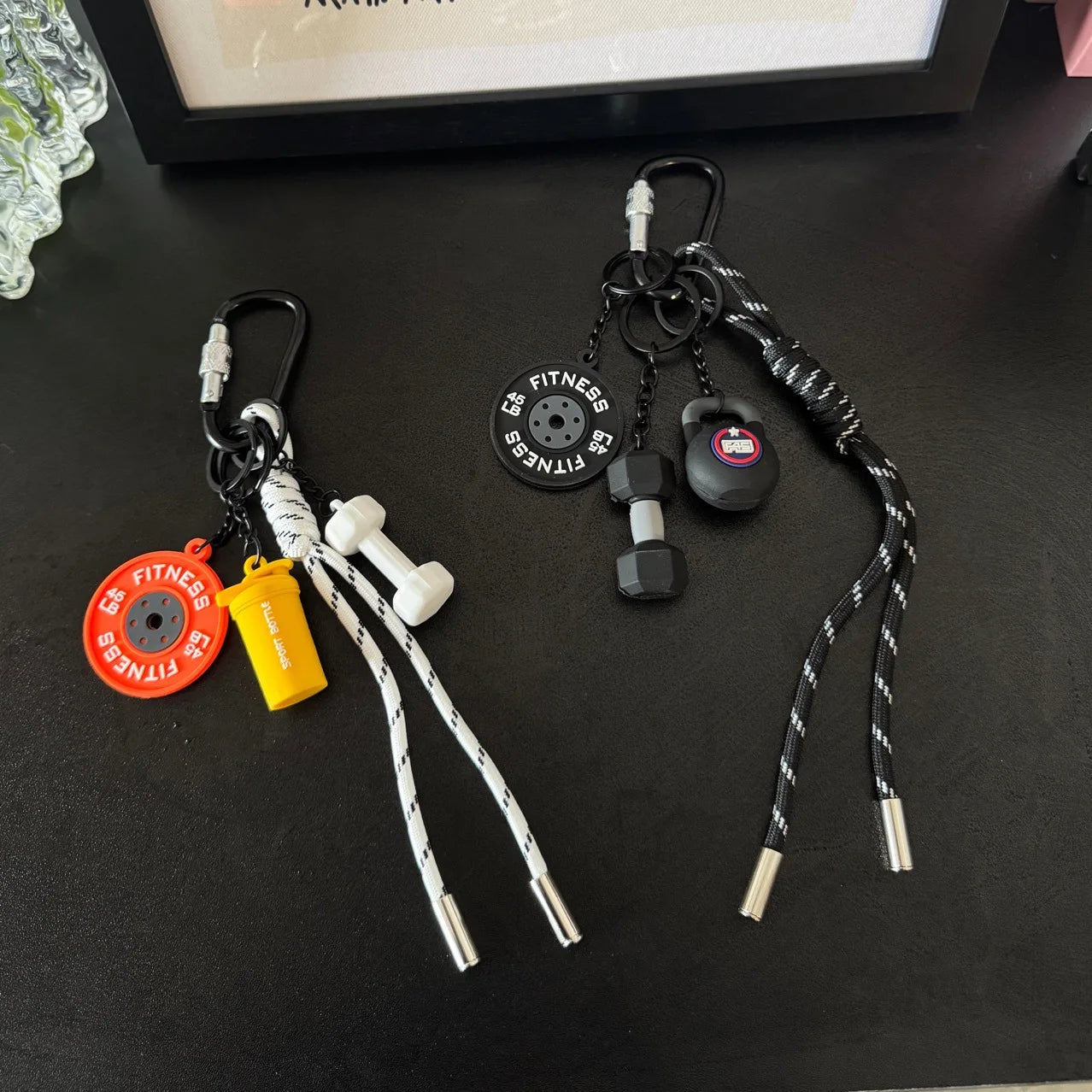 Sports Fitness Bag Pendant Mini Dumbbell