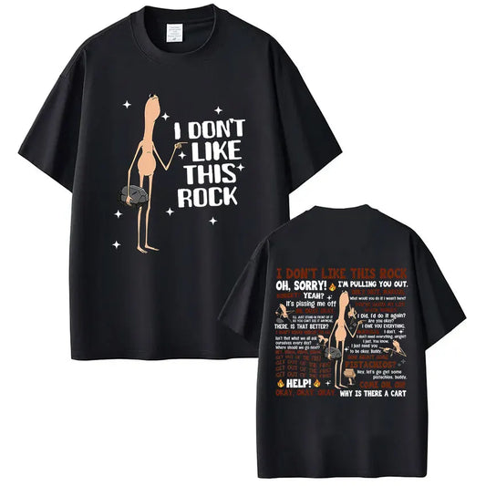 Marcus The Worm "I Dont Like This Rock" Funny Meme Graphic T-Shirt