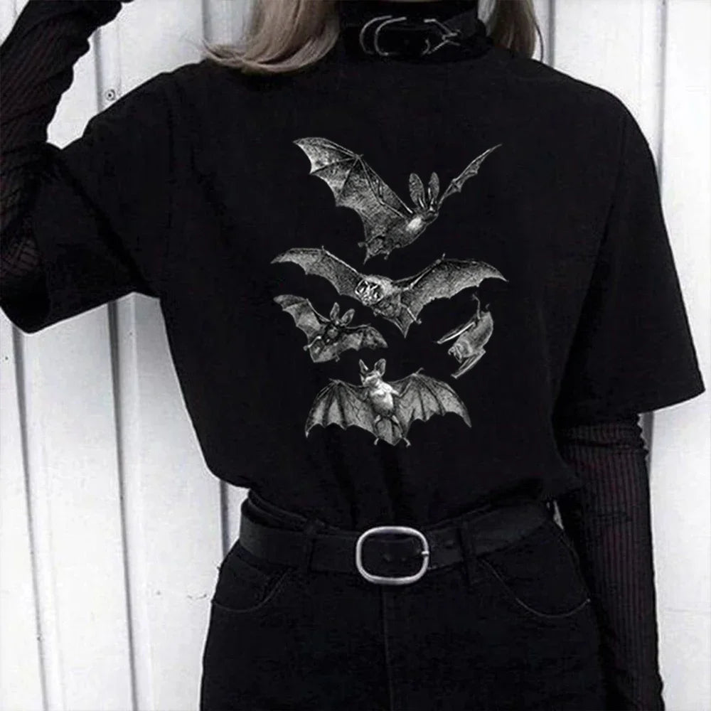 Gothic T Shirt Batty Grunge
