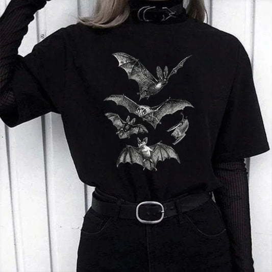 Gothic T Shirt Batty Grunge