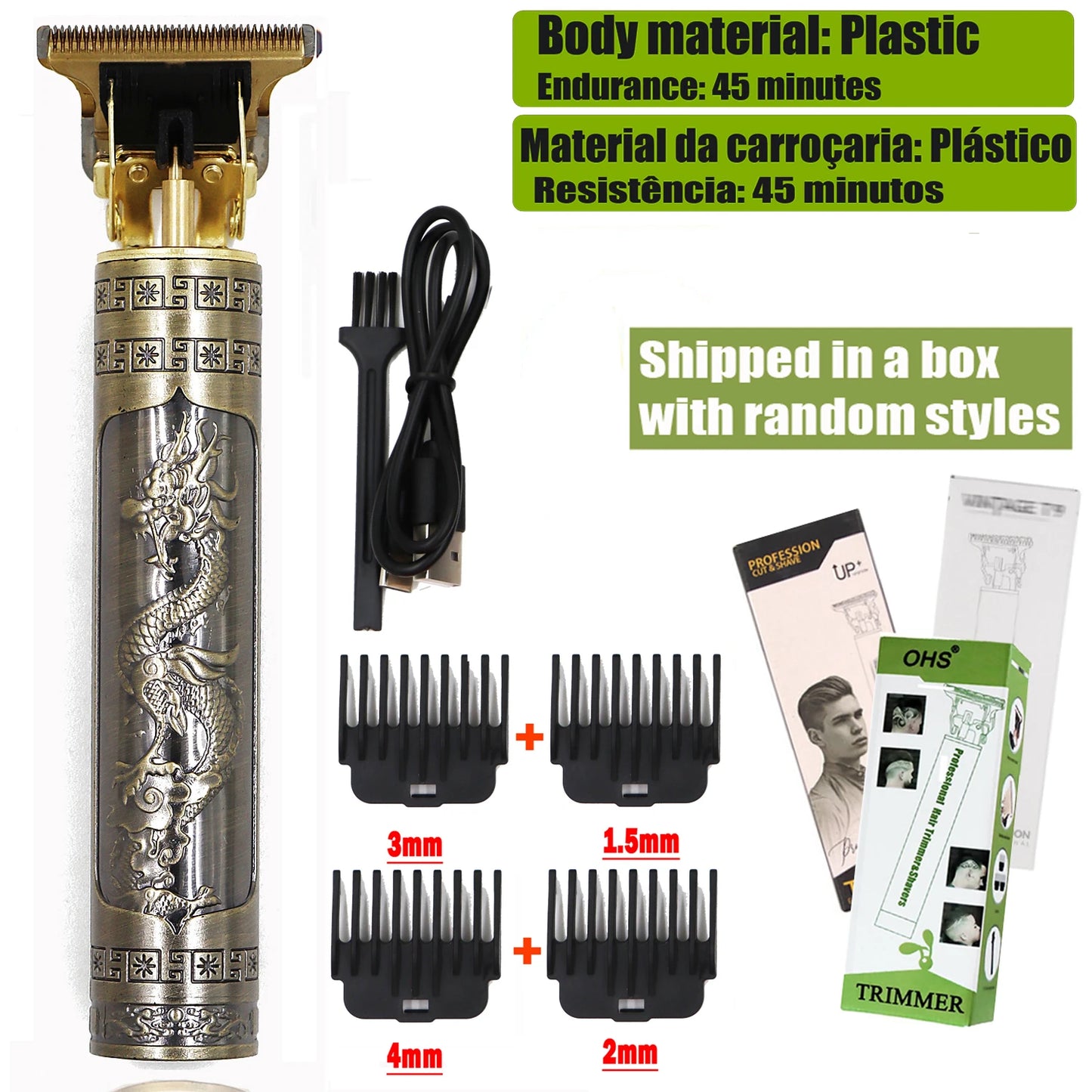 Cordless Rechargeable Hair and Beard Trimmer