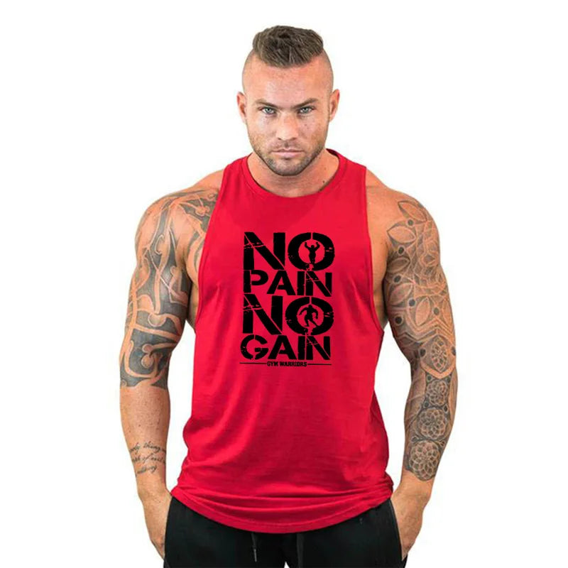 Mens Sleeveless Bodybuilding Tank Top