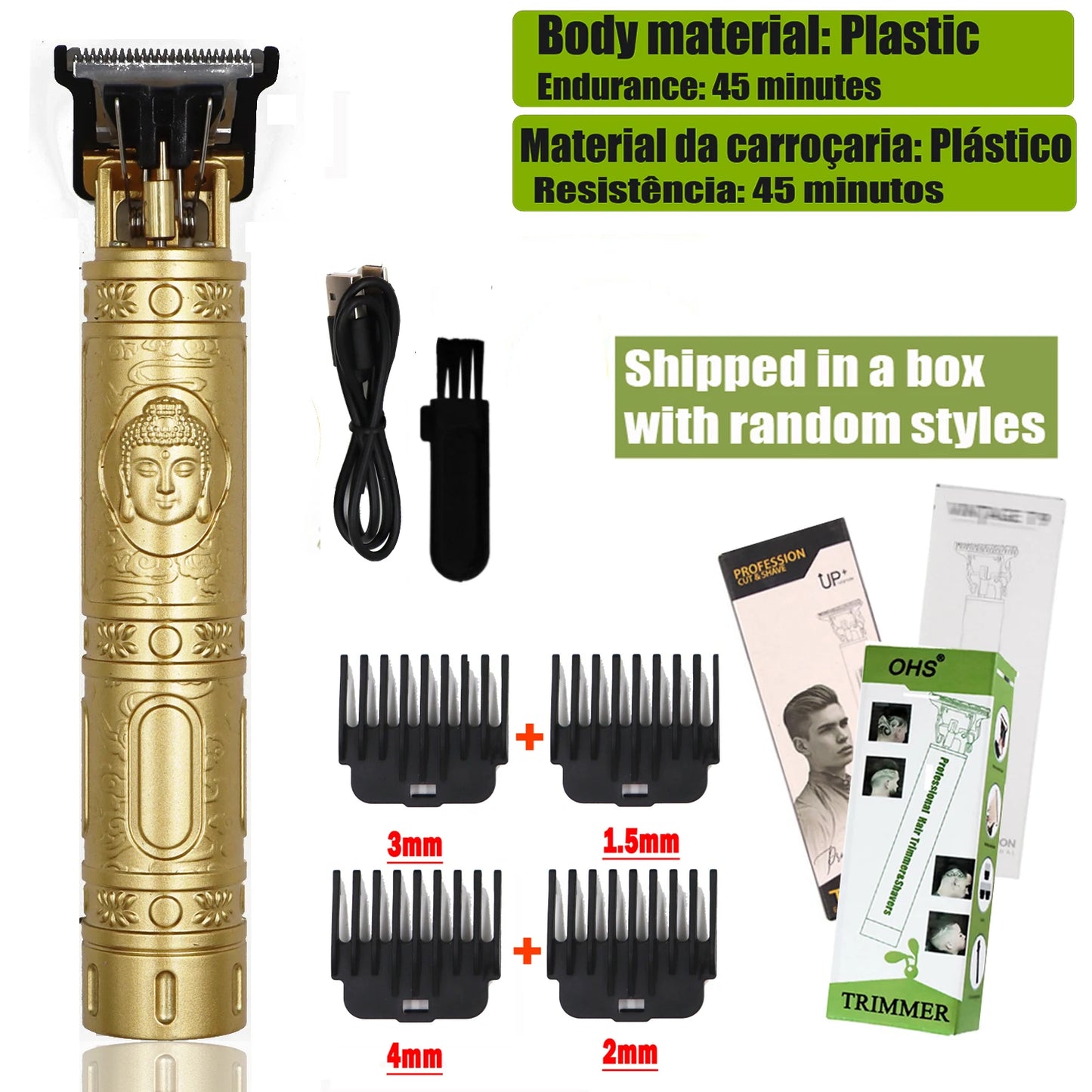 Cordless Rechargeable Hair and Beard Trimmer