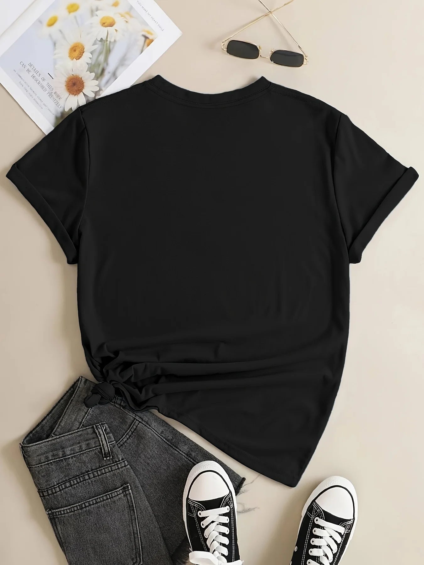 Dancing Skeletons Print T-Shirt