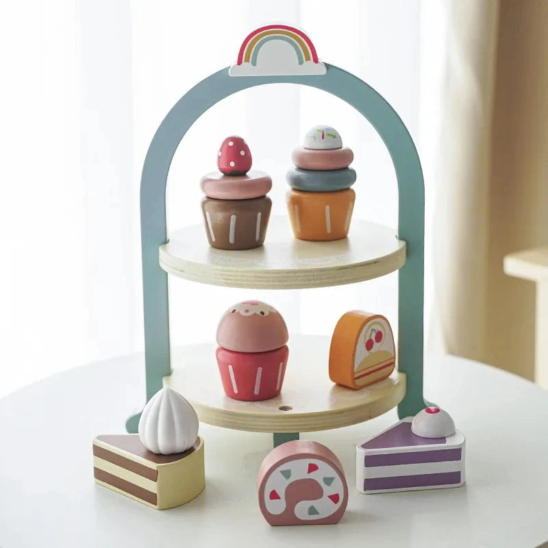 Kids Wooden Tea Party Set