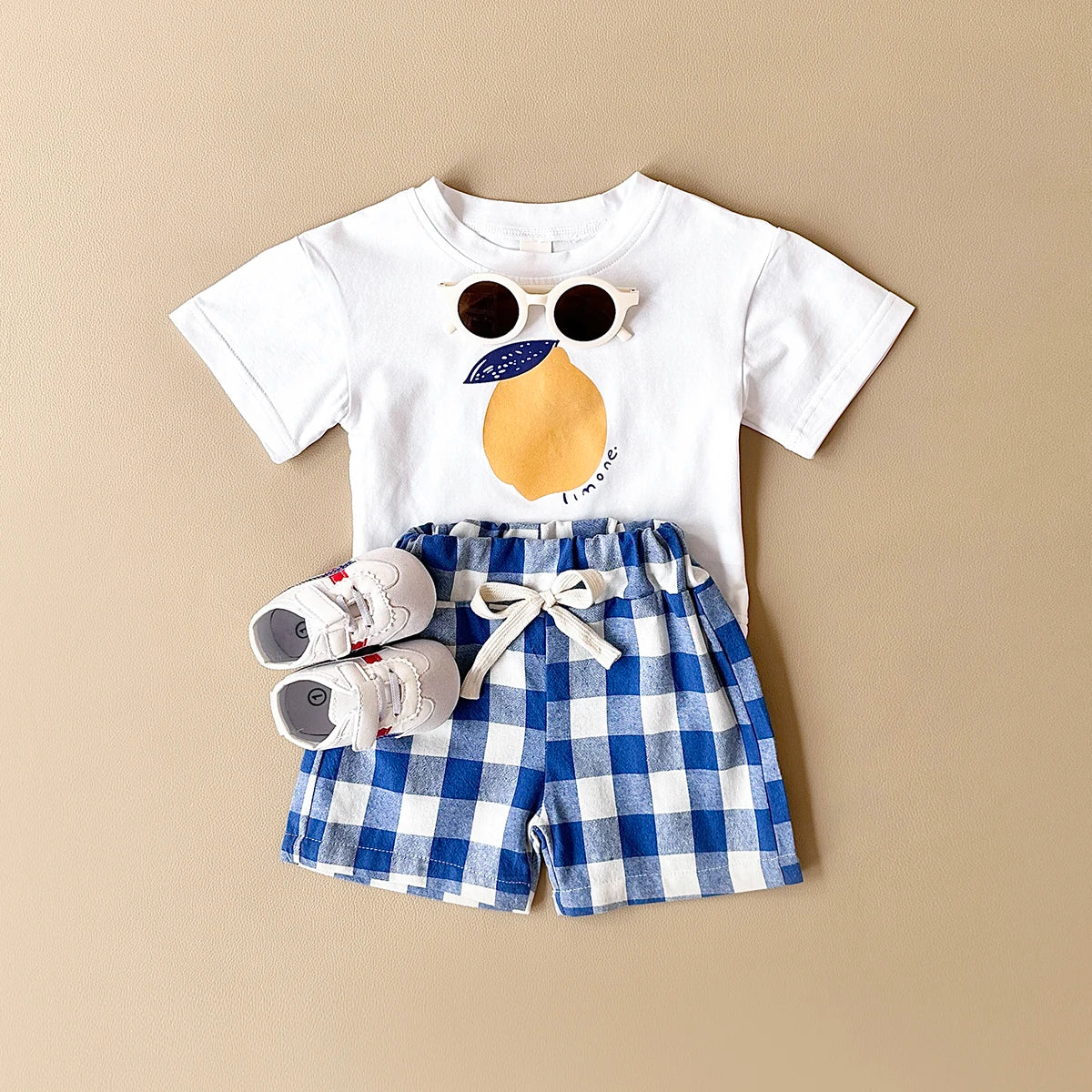 2PCS Baby & Toddler Lemon Shirt & Short set.