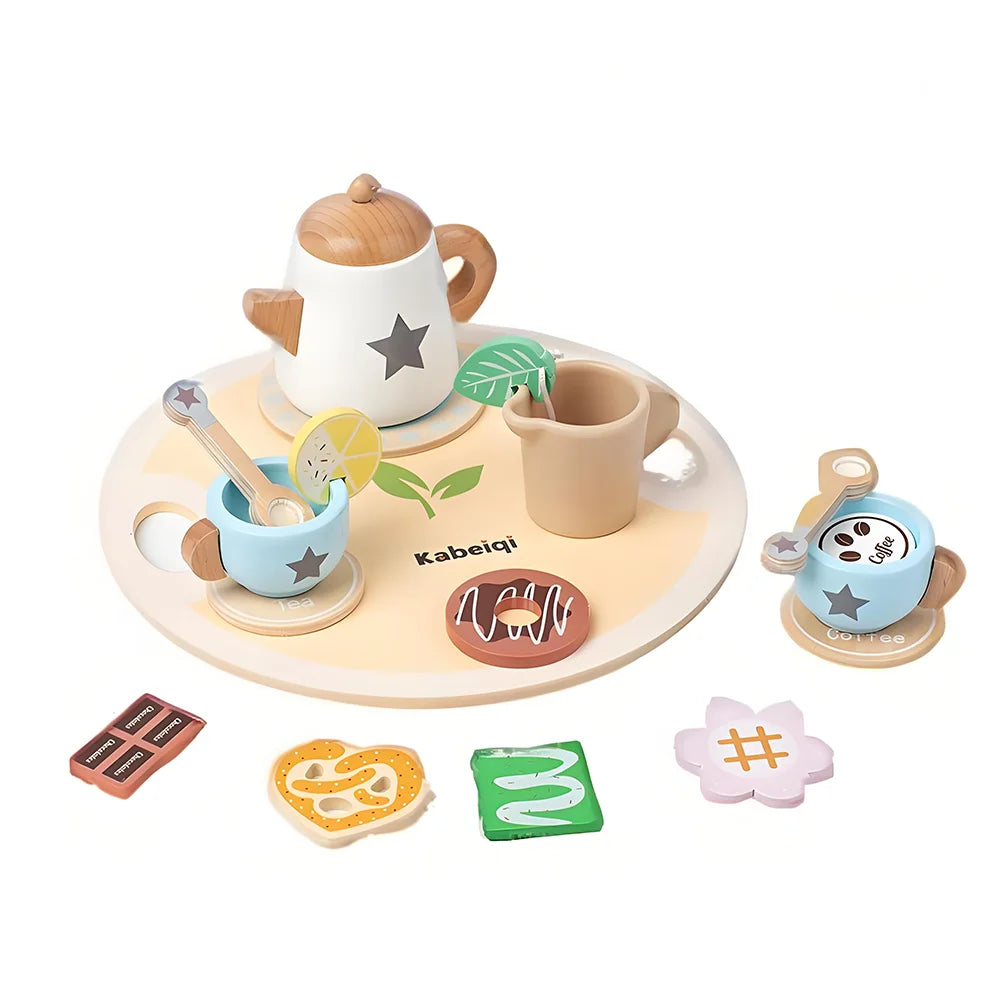 Kids Wooden Tea Party Set