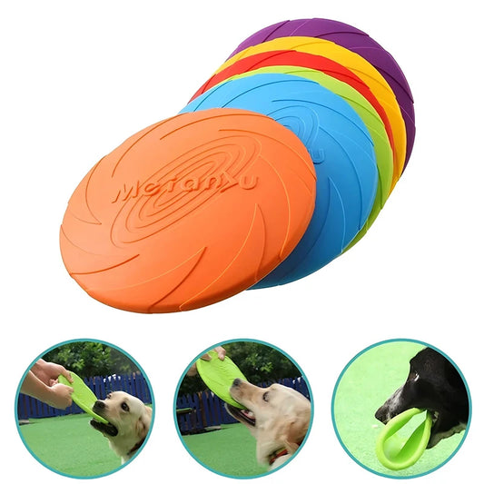 Dog Toys Silicone Flying Disc