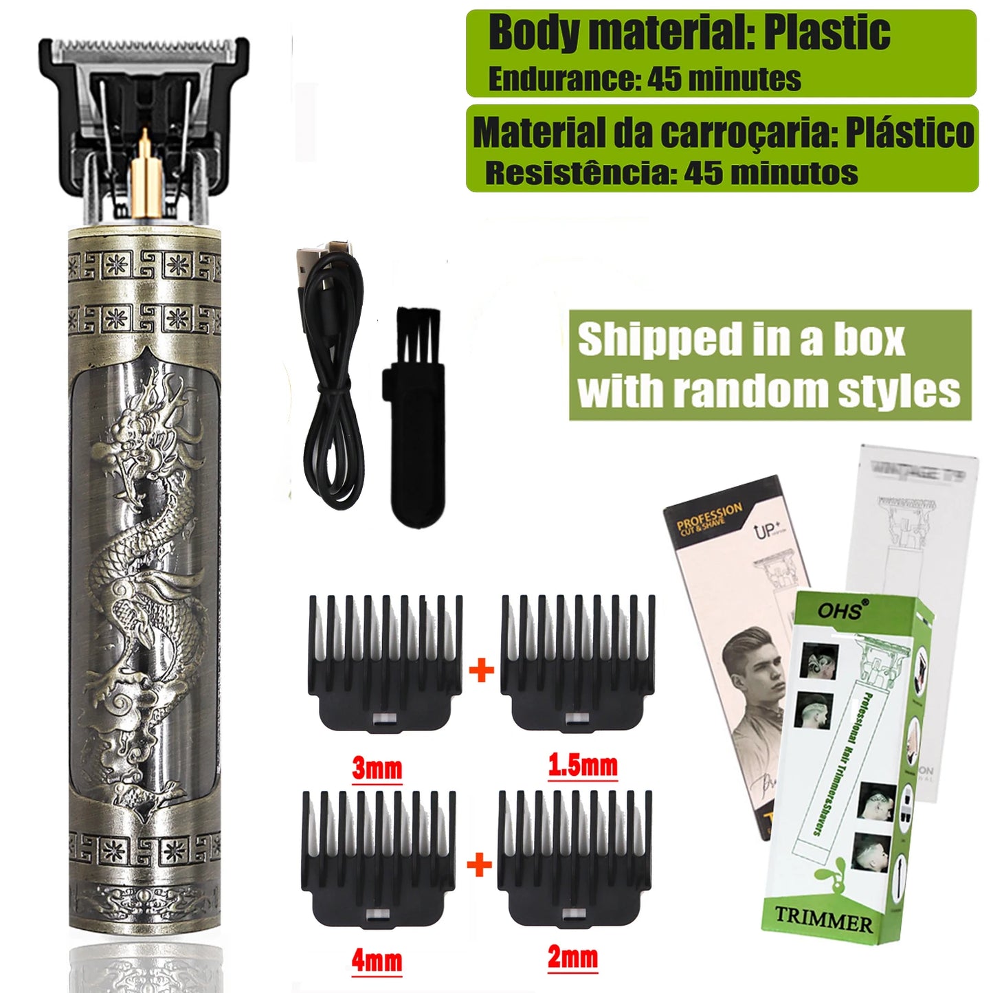 Cordless Rechargeable Hair and Beard Trimmer