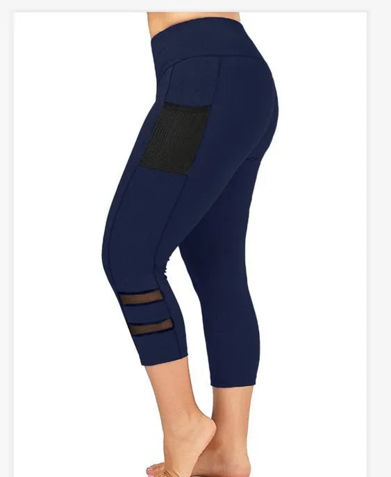 Women's Plus Size Athletic Leggings with Pockets