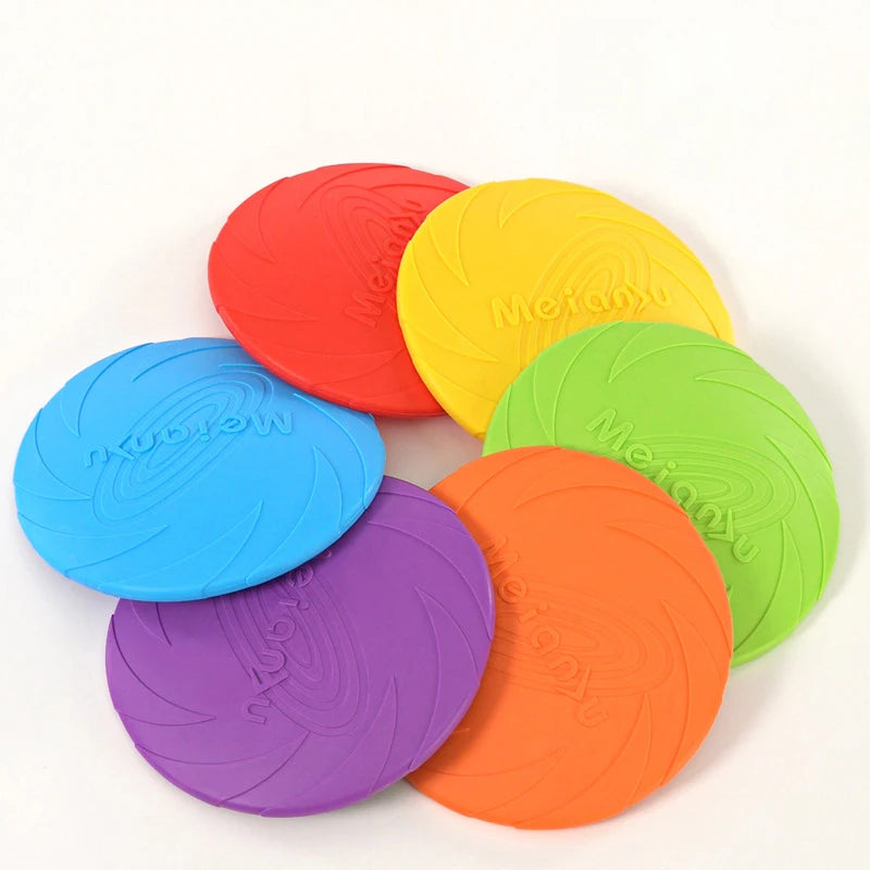 Dog Toys Silicone Flying Disc