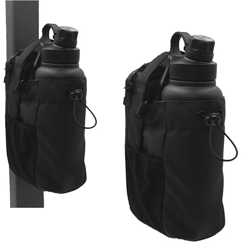 Magnetic Gym Bag Large Capacity Magnetic Carrier Bag With Phone Pocket Portable Gym Water Bottle Pouch Gym Accessories Organizer