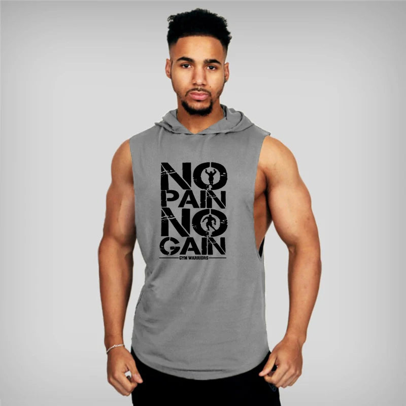 Mens Sleeveless Bodybuilding Tank Top