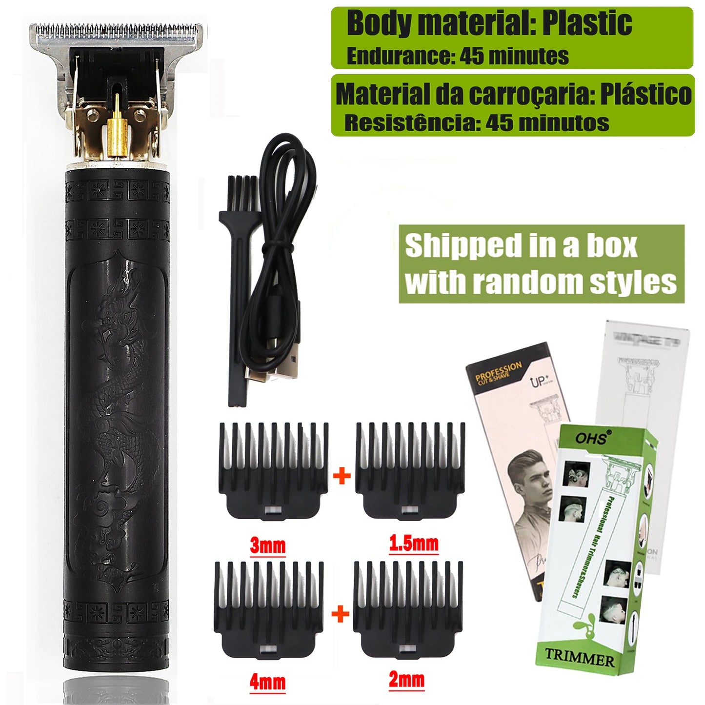 Cordless Rechargeable Hair and Beard Trimmer