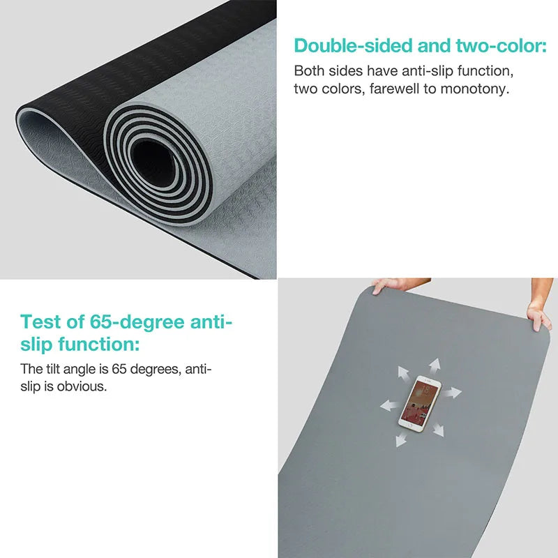 Yoga Mat, Double-Sided