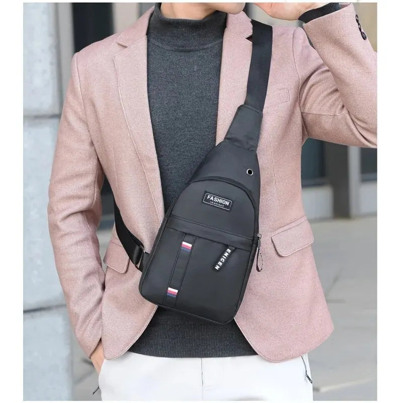 Men's Small Crossbody Chest Bag
