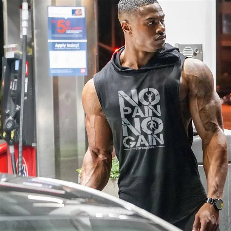 Mens Sleeveless Bodybuilding Tank Top