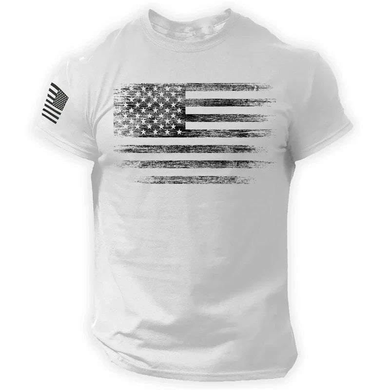 American Flag Tee- MENS