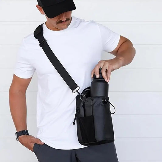 Magnetic Gym Water Bottle Bag