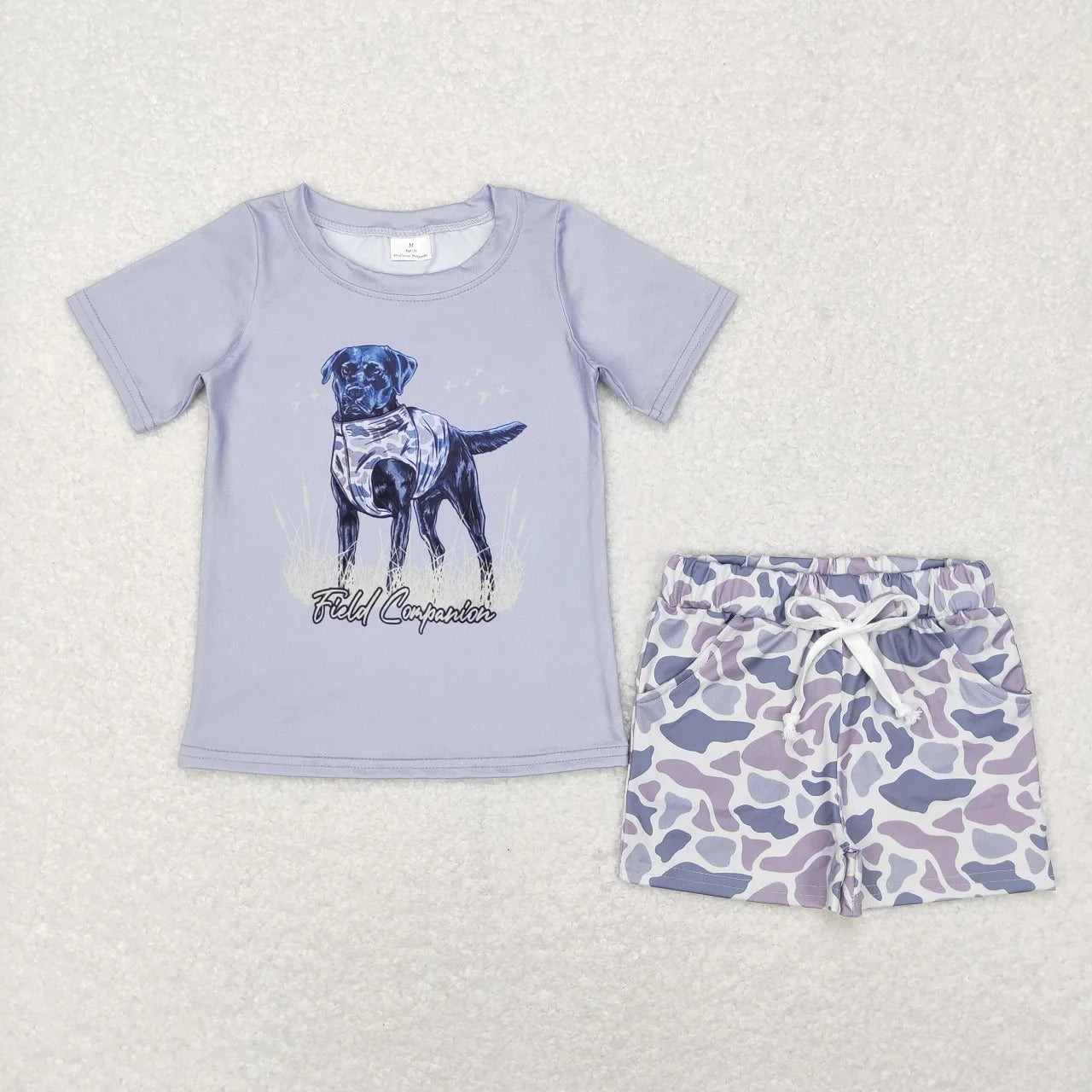 Wholesale Toddler Baby Boy Outfit Children Short Sleeves Black Shirt T-shirt Pockets Shorts Bottom Infant Set Baseball Clothes