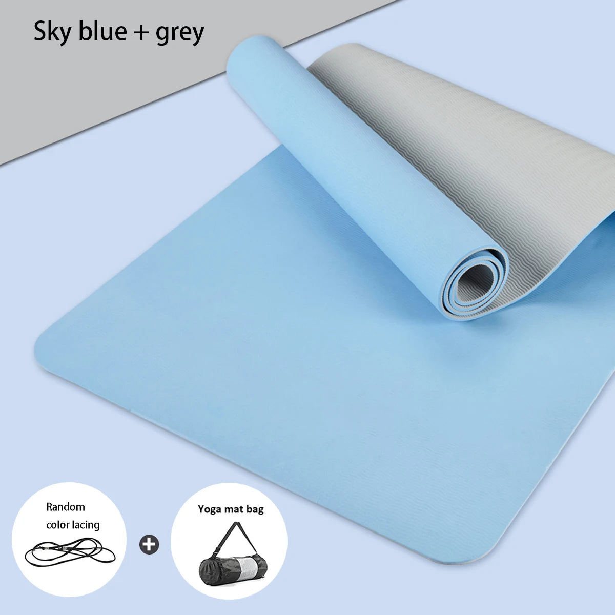 Yoga Mat, Double-Sided