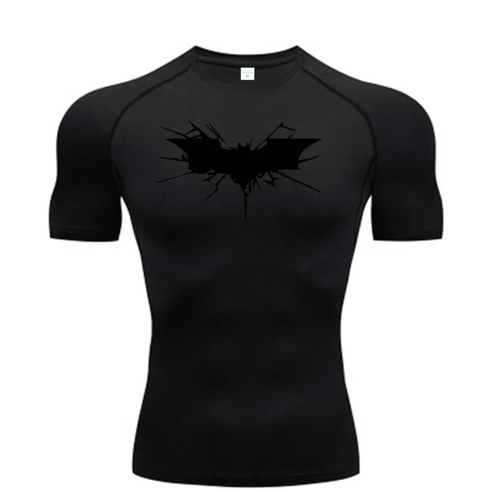 Men's Batman Inspired Compression Tee