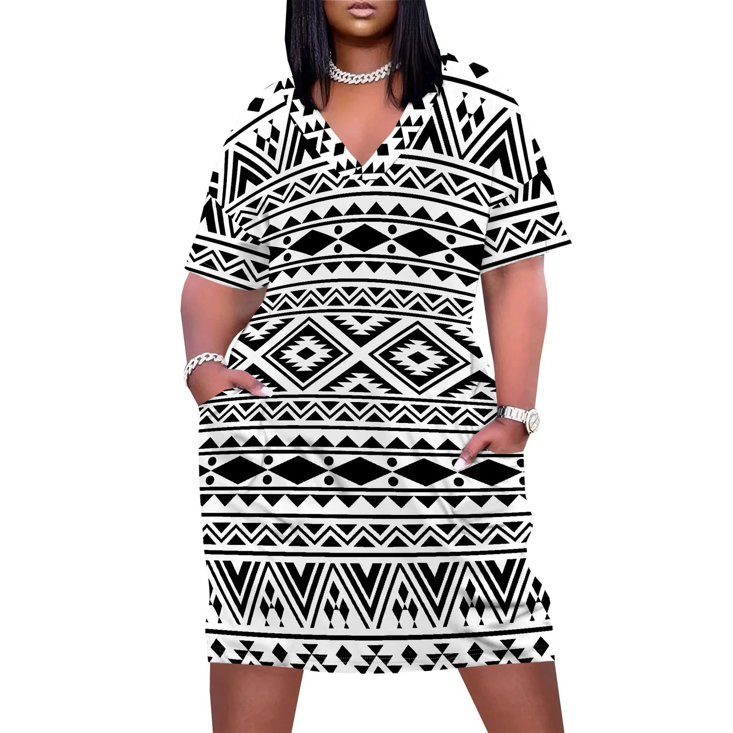 Women's Plus Size T-Shirt Dress