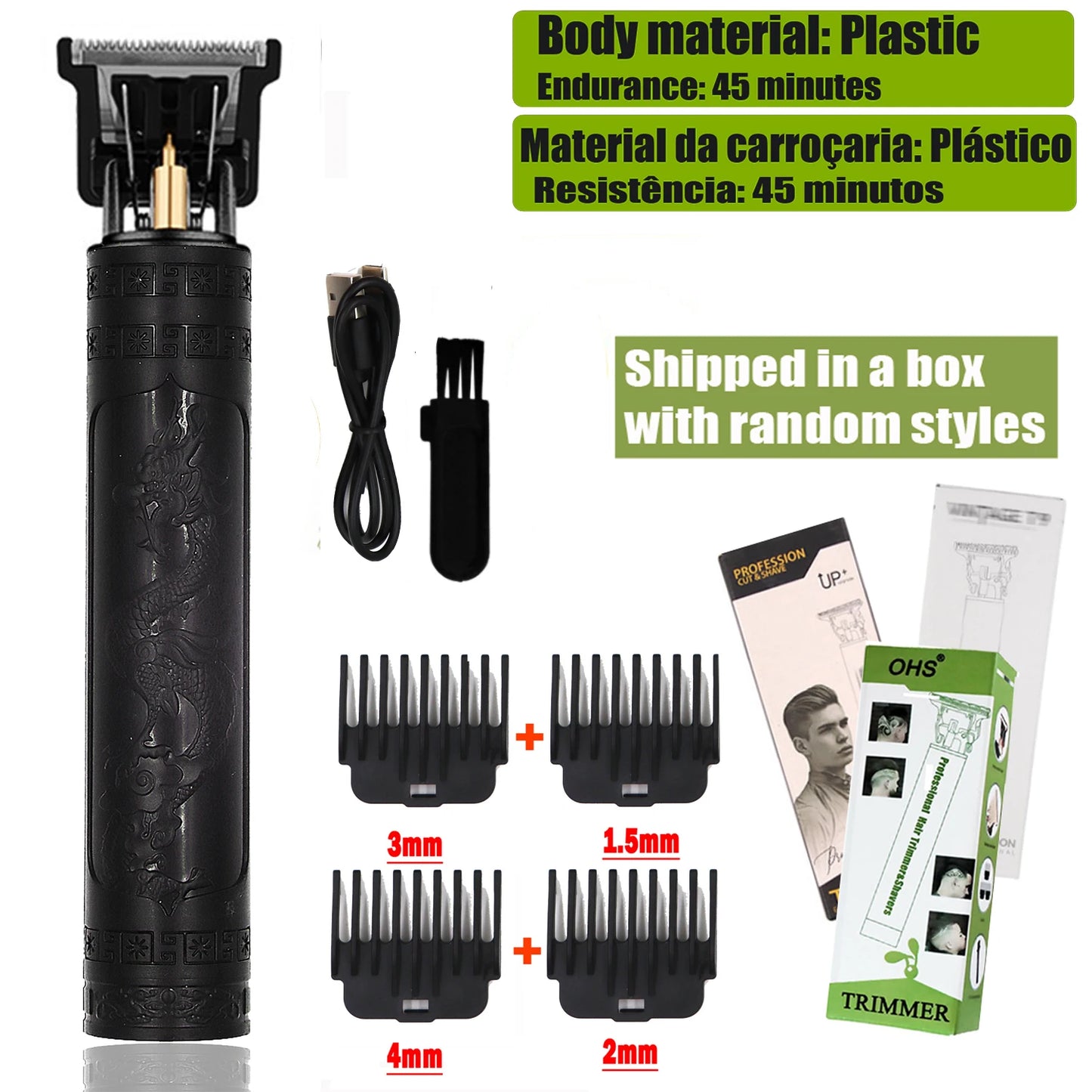 Cordless Rechargeable Hair and Beard Trimmer