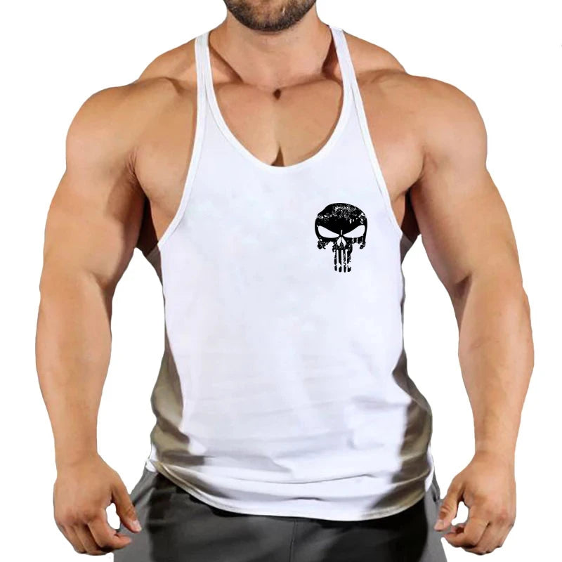Men's Skull Muscle Tank