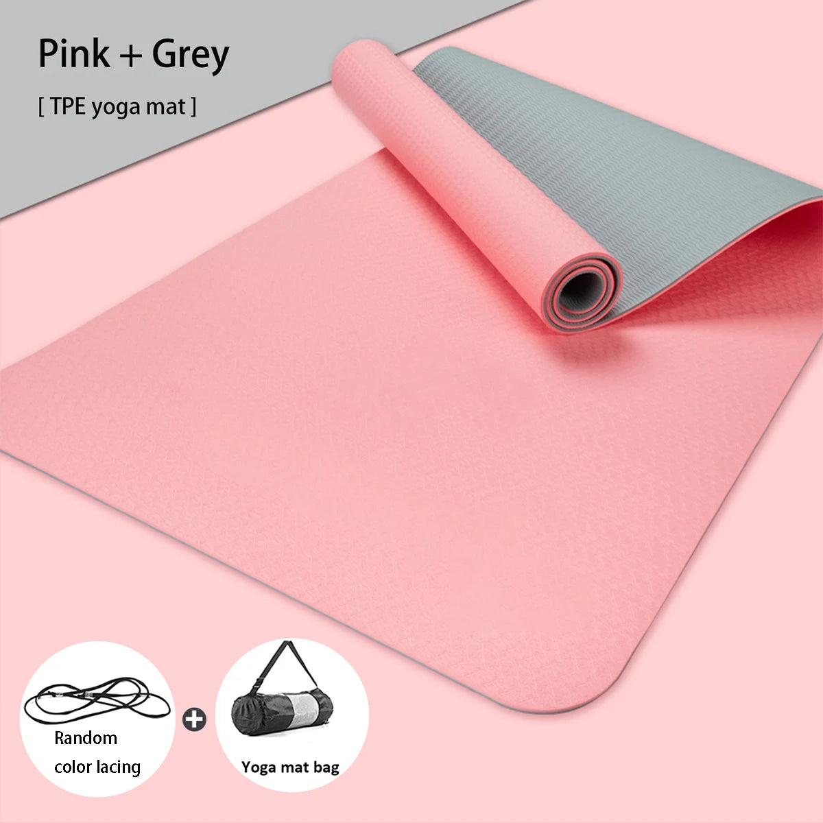 Yoga Mat, Double-Sided