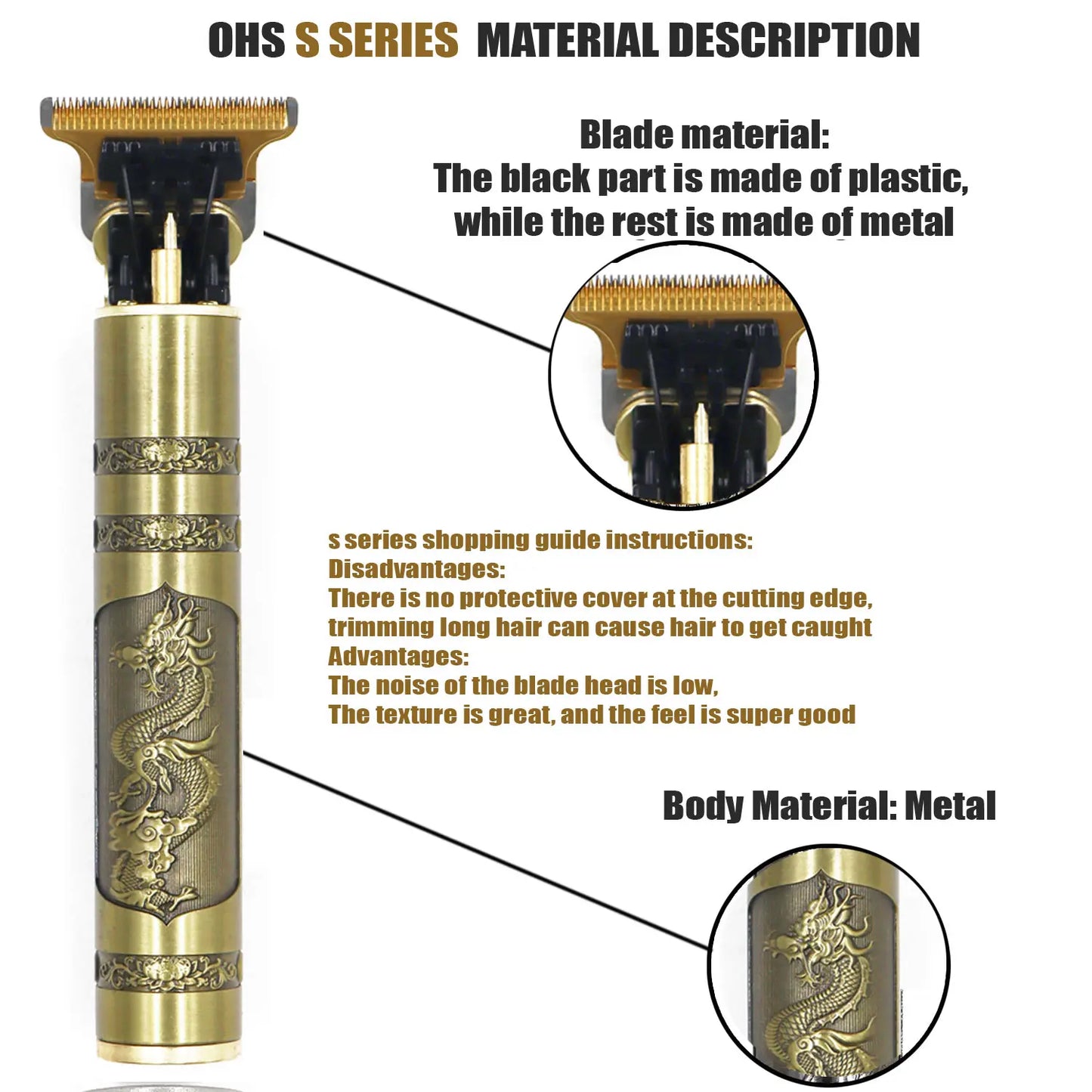 Cordless Rechargeable Hair and Beard Trimmer