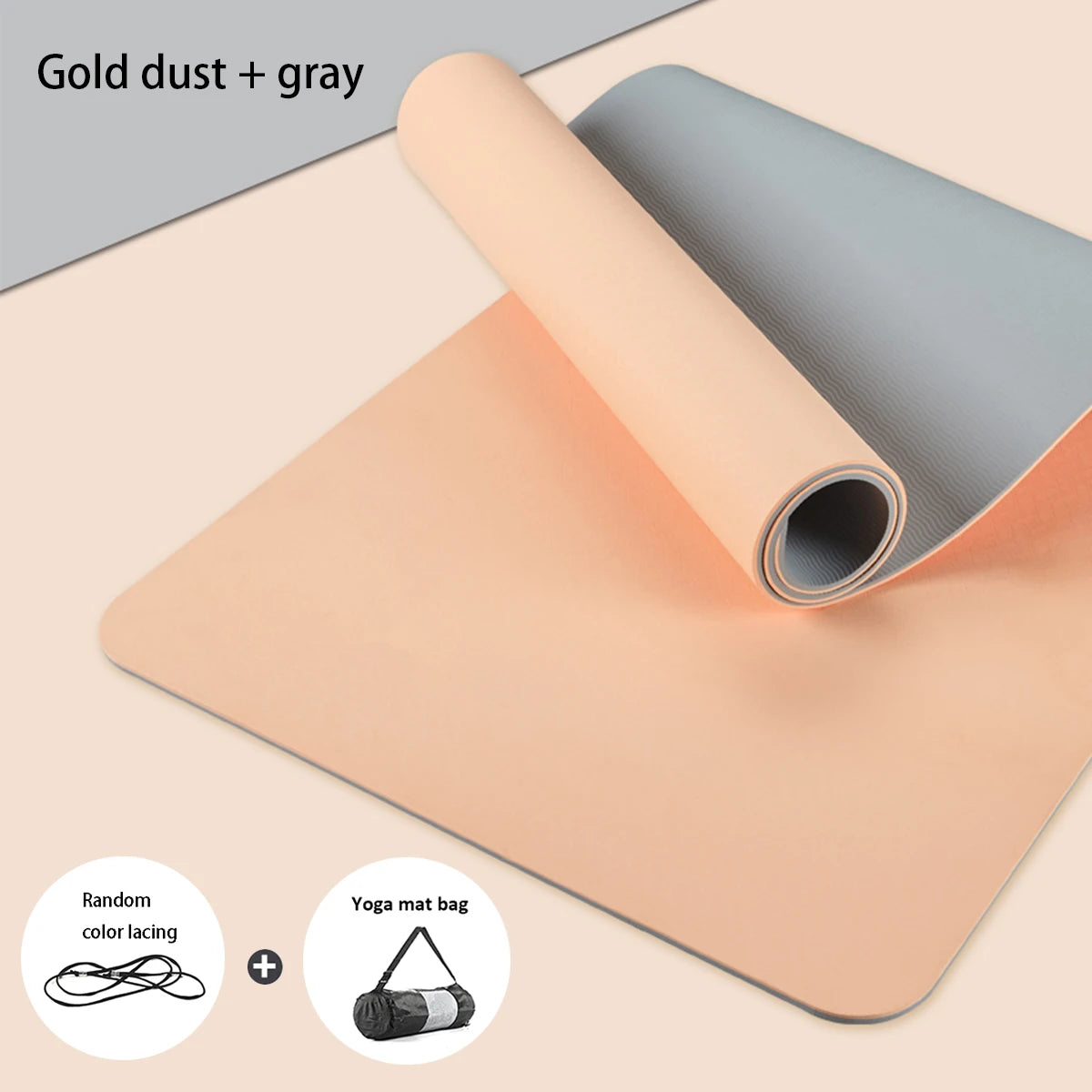 Yoga Mat, Double-Sided