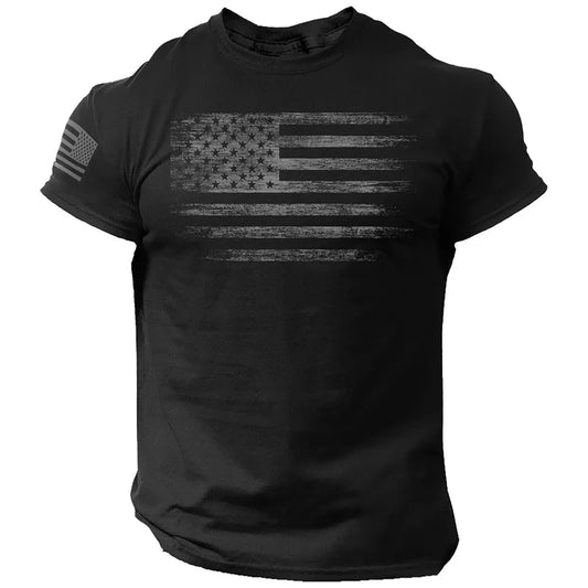 American Flag Tee- MENS