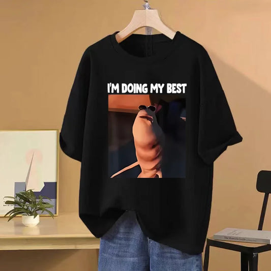 I'm Doing My Best Marcus The Worm Oversized Tee