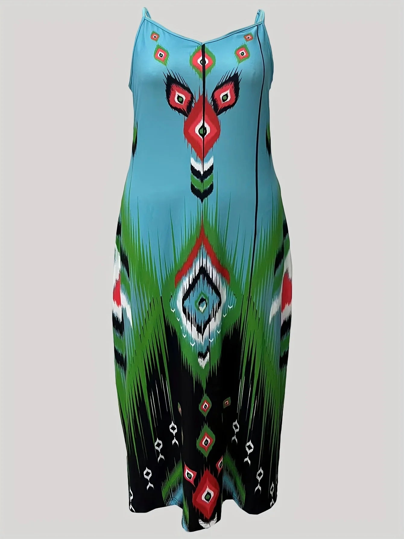 Women's Plus Size Aztec Dress