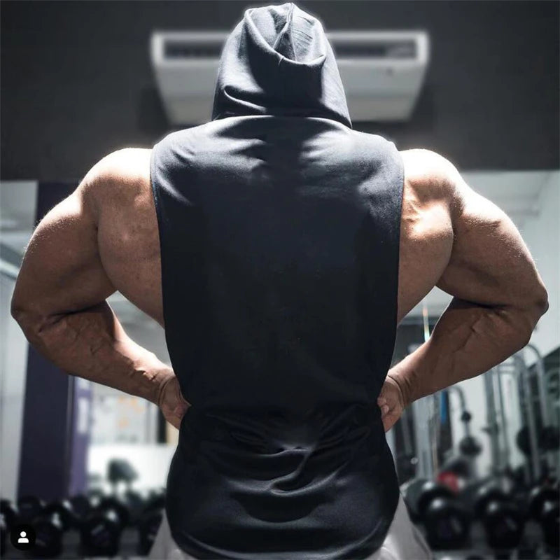 Mens Sleeveless Bodybuilding Tank Top