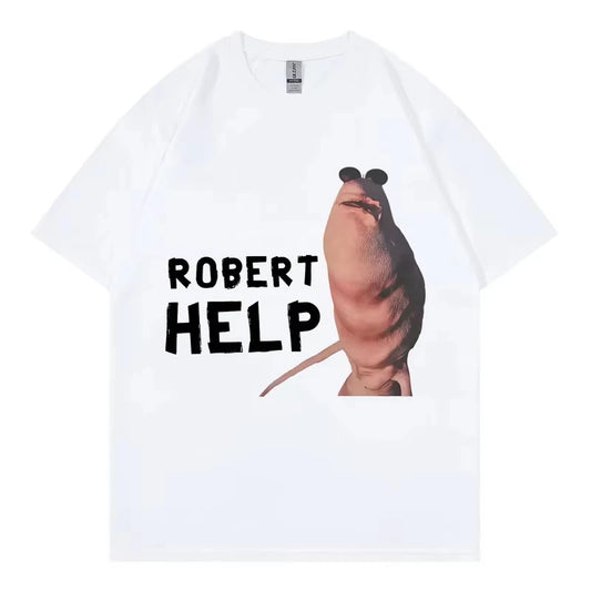 Marcus The Worm "Robert Help" Oversized Tee